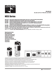 M35 Series Valves Operating Instructions