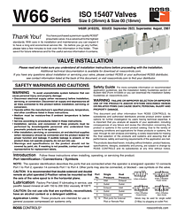 W66 Series ISO Valves