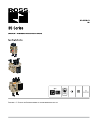 Instrucciones de funcionamiento de las válvulas dobles CROSSFLOW serie 35