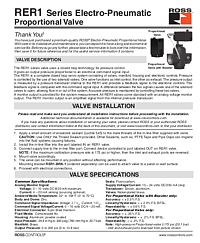 RER1 Series Electro-Pneumatic Proportional Valve