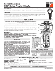 Regulators MD4 Series 