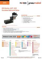 E23 Remote Mounted Series Datasheet