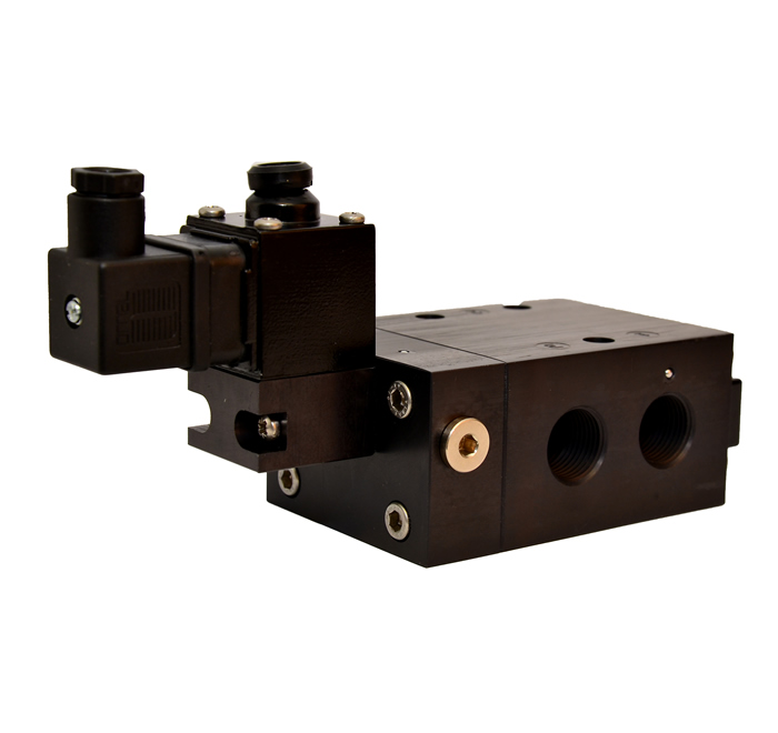 E43 - 1/2", BSP/NPT, Remote Mount, 3/2, Internal or External Pilot, Single or Dual Solenoid