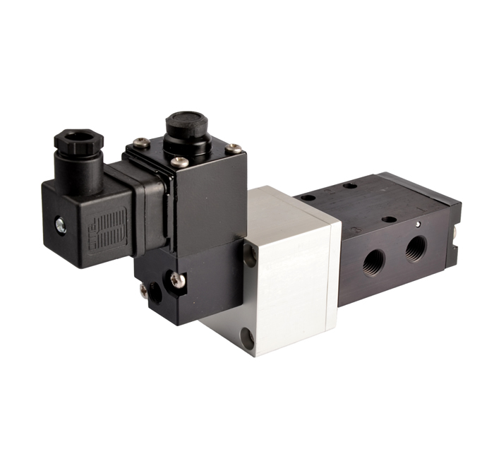 E238L0 - 1/4", BSP/NPT, Remote Mount, 3/2, Low Pressure, External Pilot, Single Solenoid
