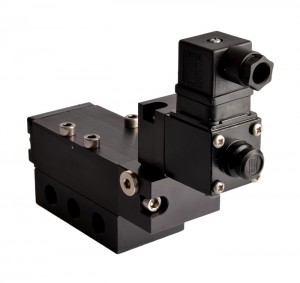 E25-T - 1/4", BSP/NPT, Mainfold Mount, 5/2, Internal or External Pilot, Single or Dual Solenoid