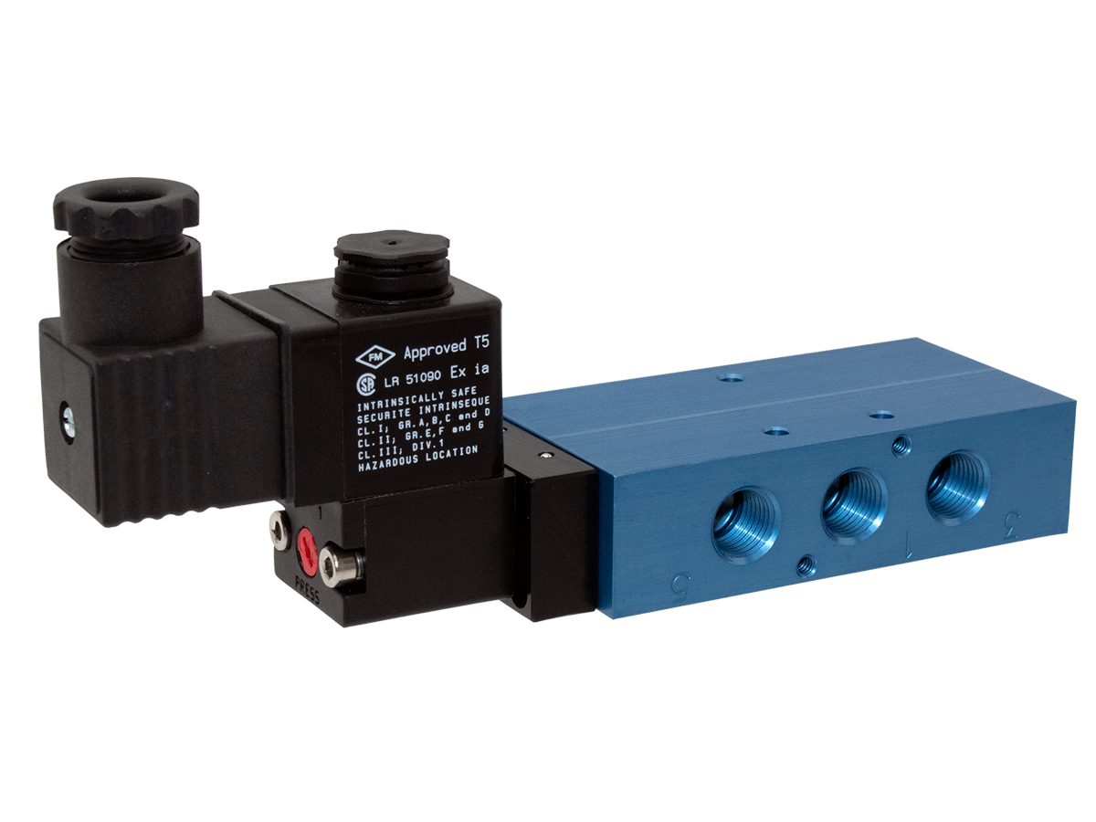 Compact Solenoid L Series Valves - Intrinsically Safe, Low Temperature Applications