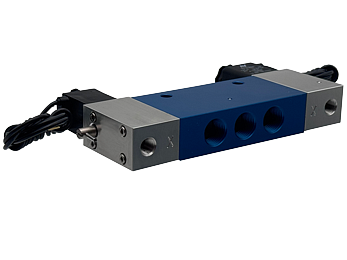 H20 5/2 Double Solenoid Valves - Turn-Lock Manual Override