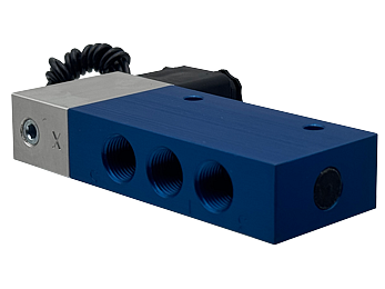 H20 5/2 Single Solenoid Valves - Turn-Lock Manual Override