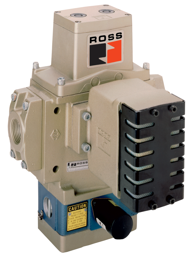 Double Valves with Electro-Pneumatic E-P Monitor